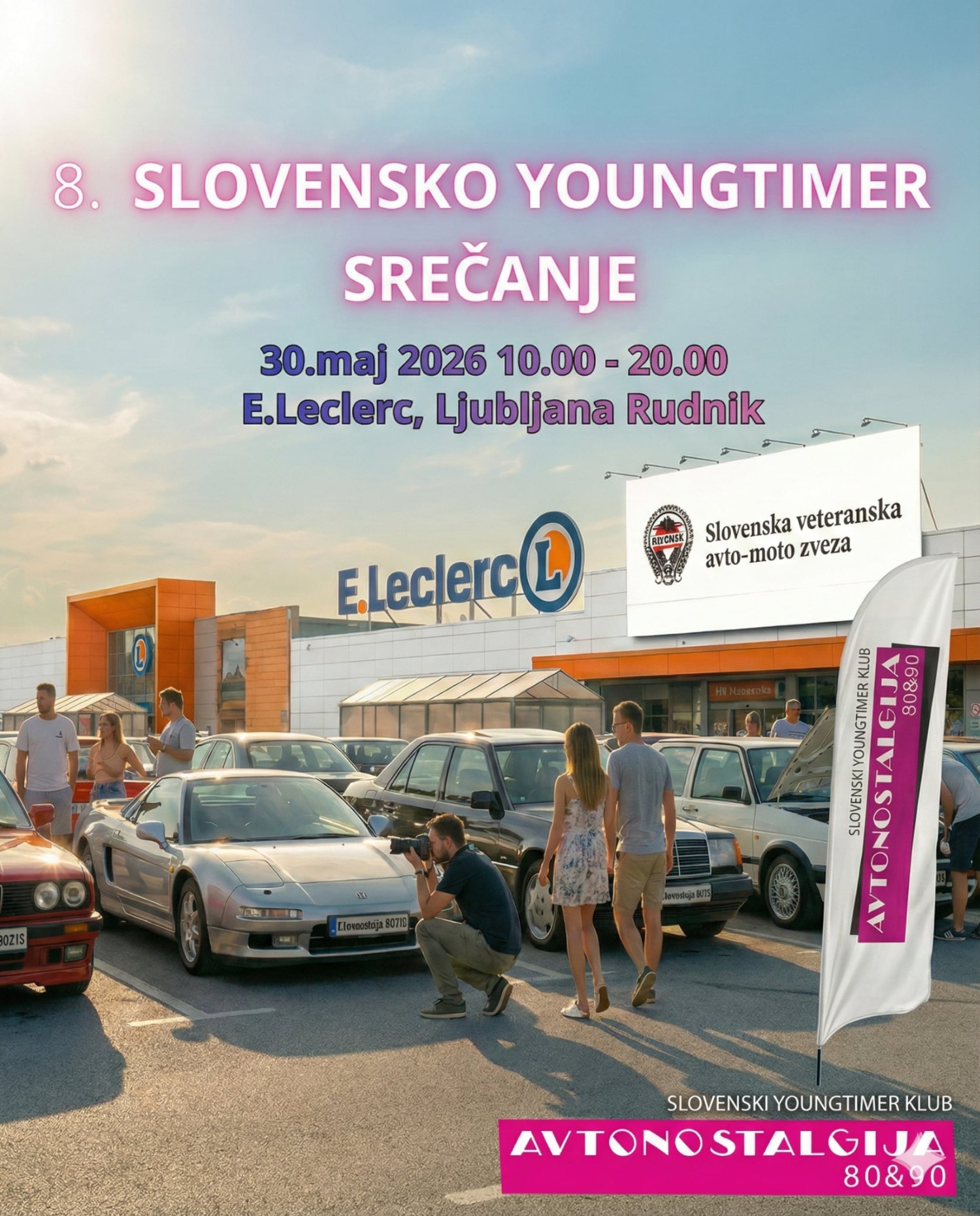 AVTONOSTALGIJA 80&90 - 8th Slovenian Youngtimer Meeting 2026