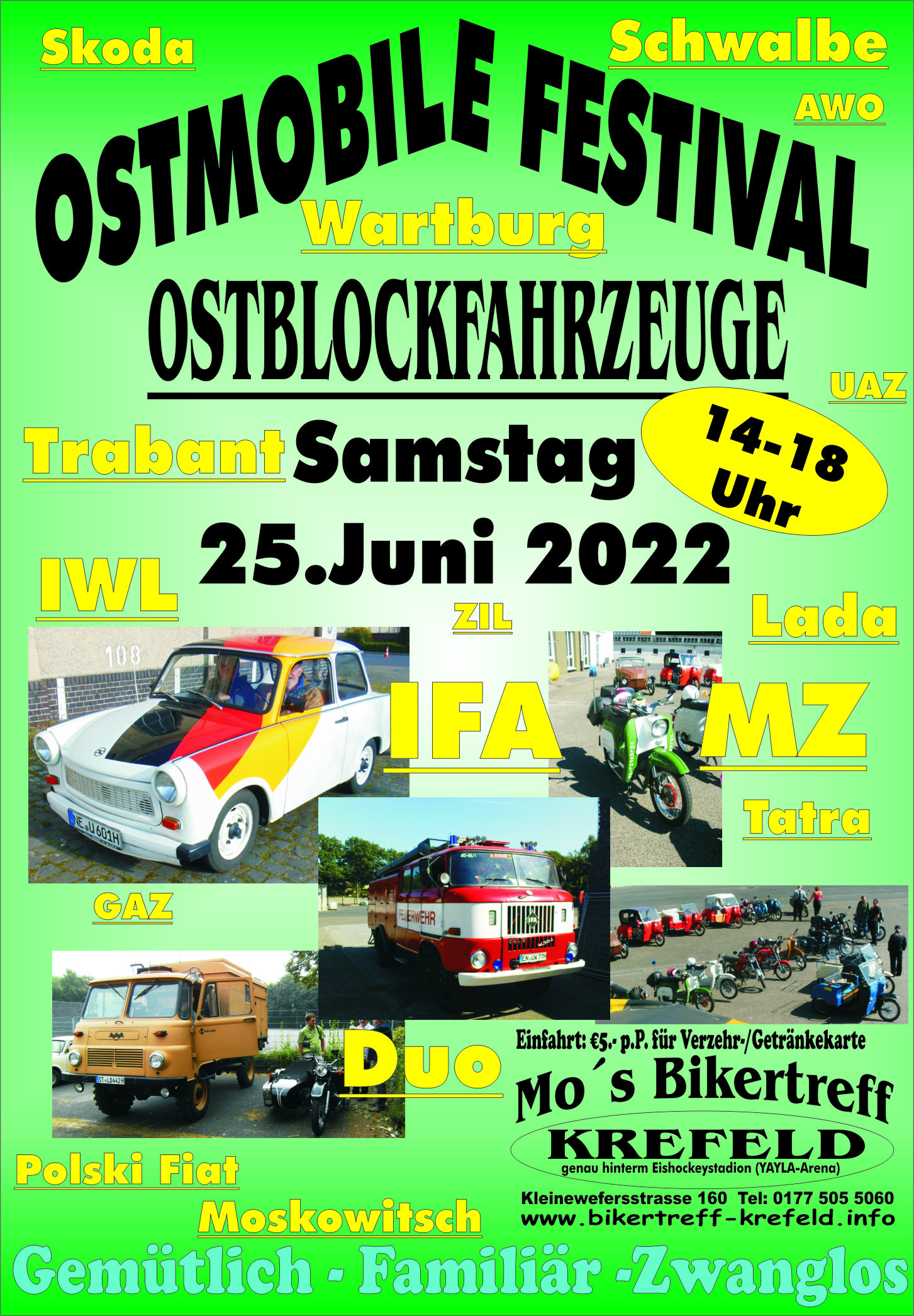 Ostmobile Ostblockfahrzeuge Treffen Festival