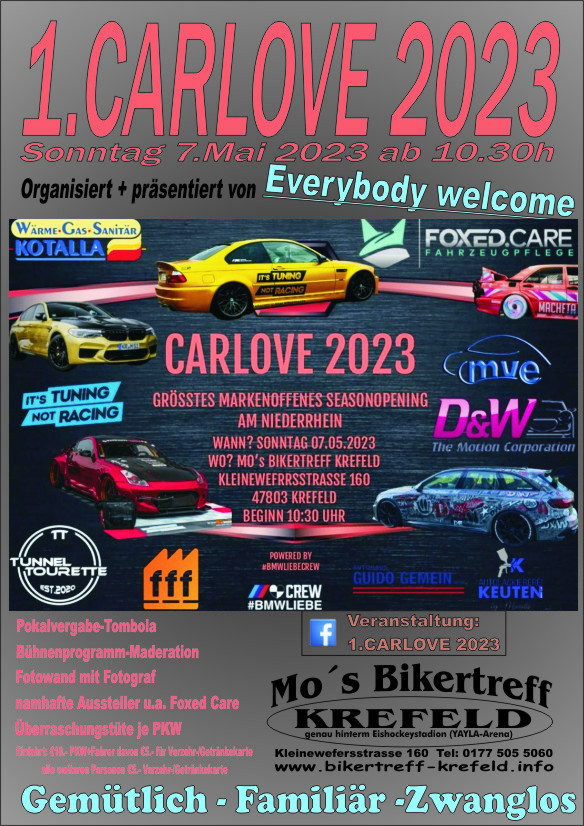 Carlove 1.Vol BMW Liebe Crew NRW Krefeld