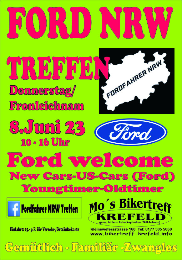 Ford Treffen NRW Krefeld 2023