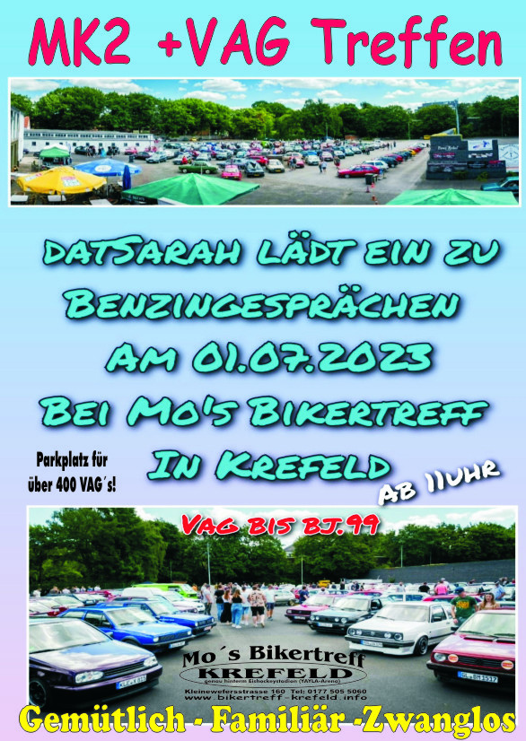 MK2 + VAG Treffen NRW Krefeld 2023